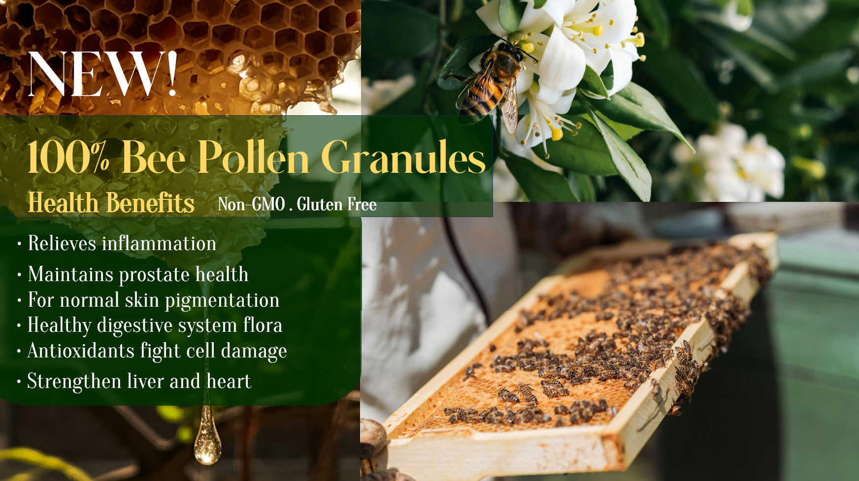 Organic Bee Pollen from Craftsman Tea